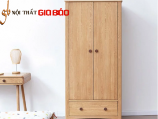 Tủ đựng quần áo gỗ sồi tự nhiên đẹp hiện đại GB-5759