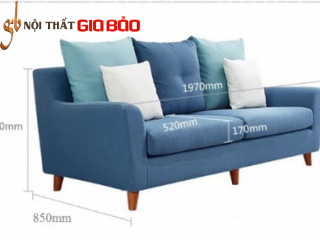 Ghế sofa gỗ tự nhiên phòng khách gia đình hiện đại GB-8298