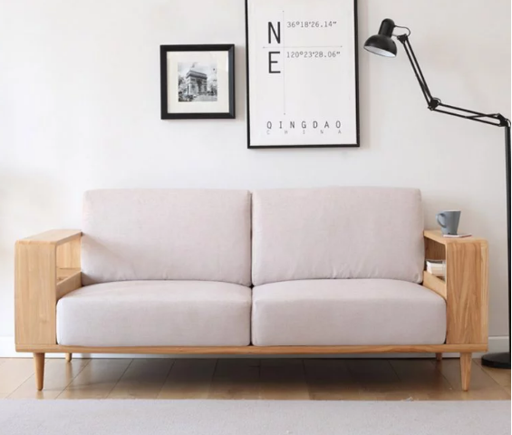 Ghế sofa gỗ tự nhiên thiết kế đẹp hiện đại GB-8302