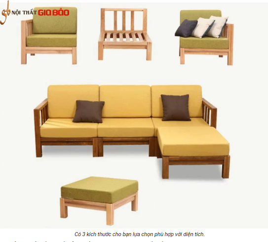 Ghế sofa phòng khách thiết kế sang trọng hiện đại GB-8299