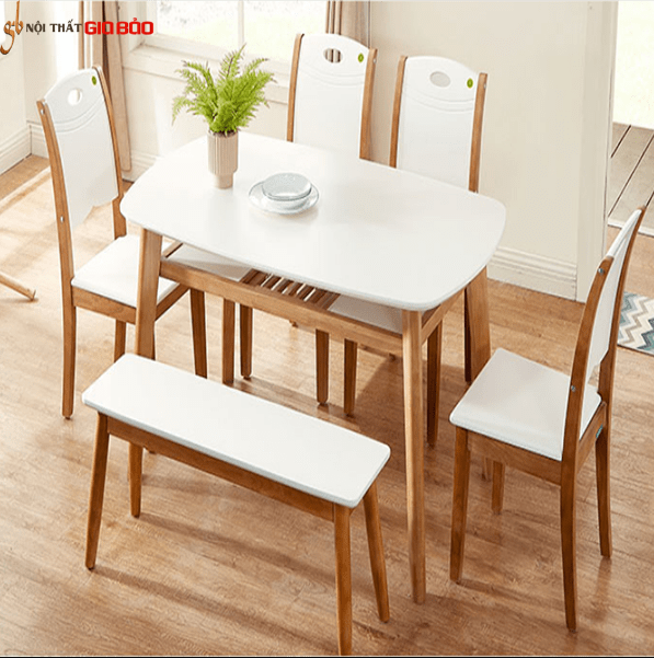 Bộ bàn ăn gia đình 6 chỗ thiết kế đẹp GB-4608