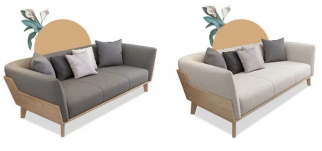 Ghế sofa gia đình gỗ tự nhiên kiểu dáng đẹp GB-8285
