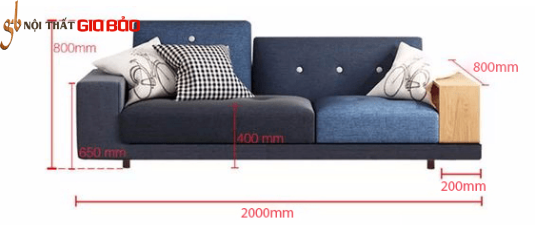 Mẫu ghế sofa gia đình mang phong cách hiện đại GB-8282