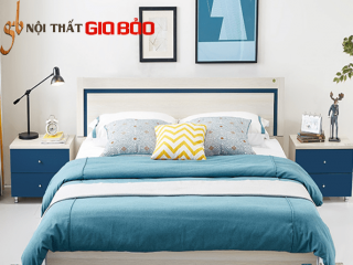 Giường ngủ gia đình đẹp kiểu dáng hiện đại GB-9050
