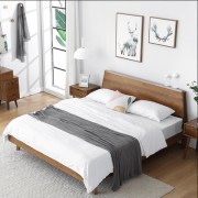 Giường ngủ hiện đại bằng gỗ sồi cho gia đình GB-9049