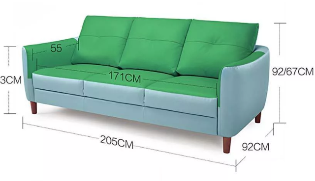 Ghế sofa da cao cấp phòng khách gia đình hiện đại GB-8275