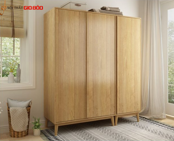 Tủ để quần áo gia đình bằng gỗ thiết kế đẹp GB-5573