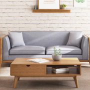 Ghế sofa bọc nỉ cao cấp khung gỗ tự nhiên hiện đại GB-8305